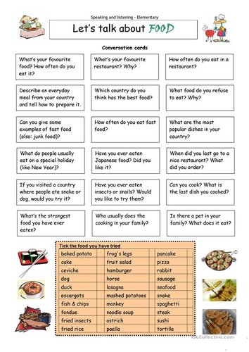 Food: how many?-how much?- some-any-a-an worksheet