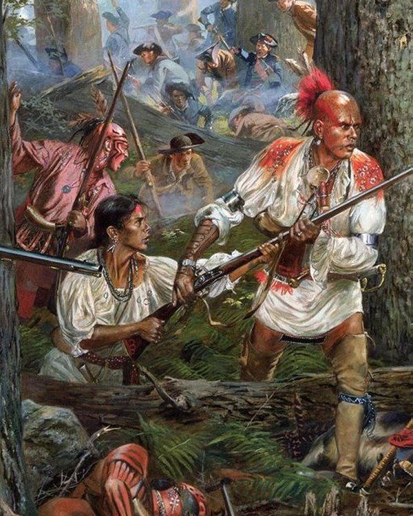 Oneida tribal leaders Tyonajanegan "Two Kettles," fighting with her ...