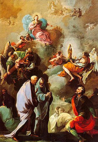 Apparition of the Virgin of the Pillar to Saint James and his ...