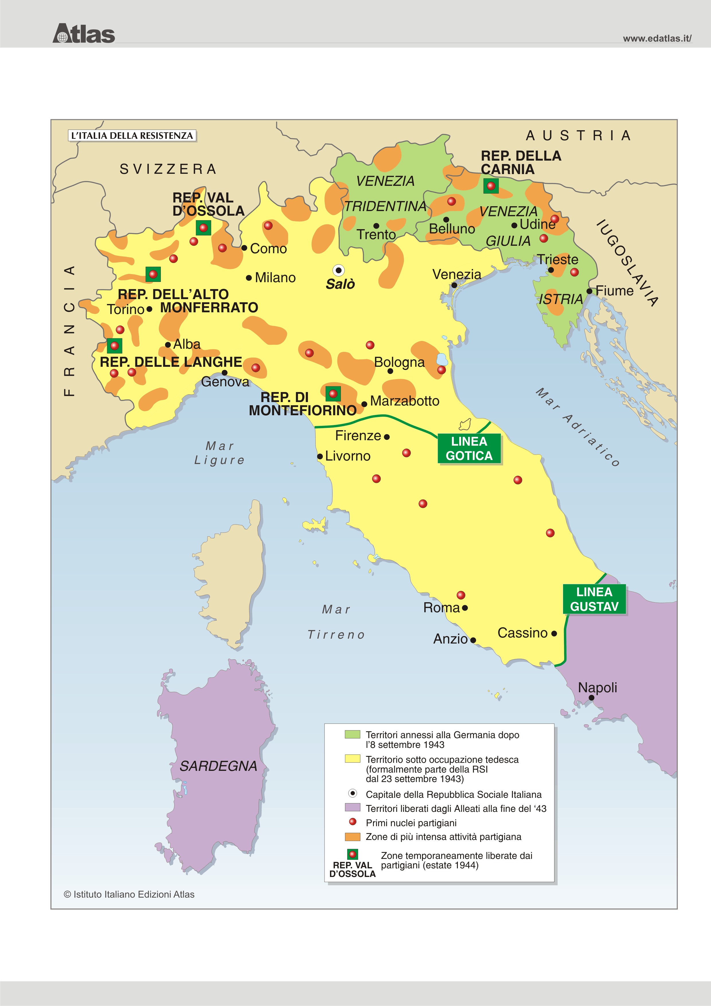 Il territorio italiano ospiterà al proprio interno
