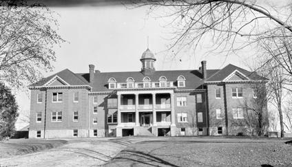 This is a photograph of a residential school in Brantford, Ontario