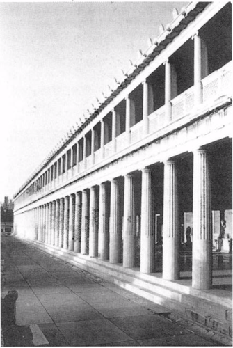 Stoa de Atalo II, el Agora. (Reconstrucción moderna)