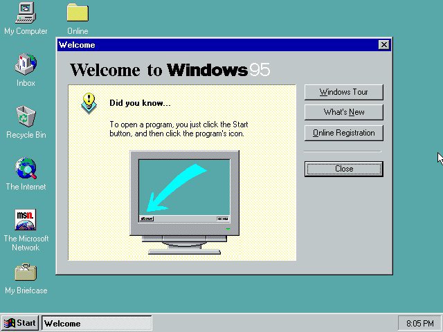 Windows 95 Code Names 1995 Microsoft Windows 95: Code named chicago, a major update from ...