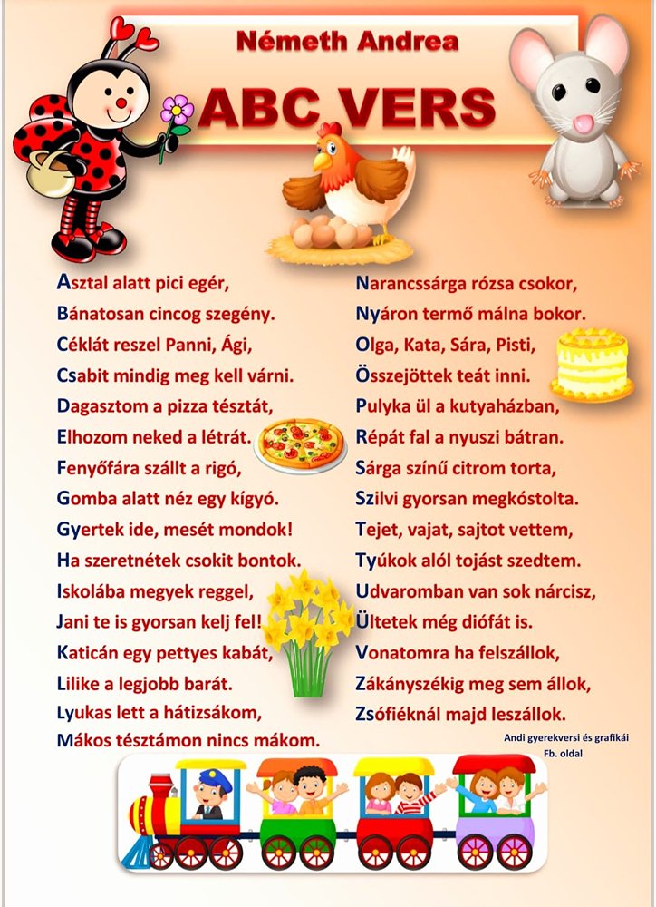 TUDOD-E, HOGY MELYIK BETŰK MARADTAK KI A VERSBŐL?