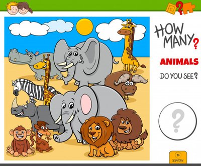 How many animals can/do you see? | Sutori