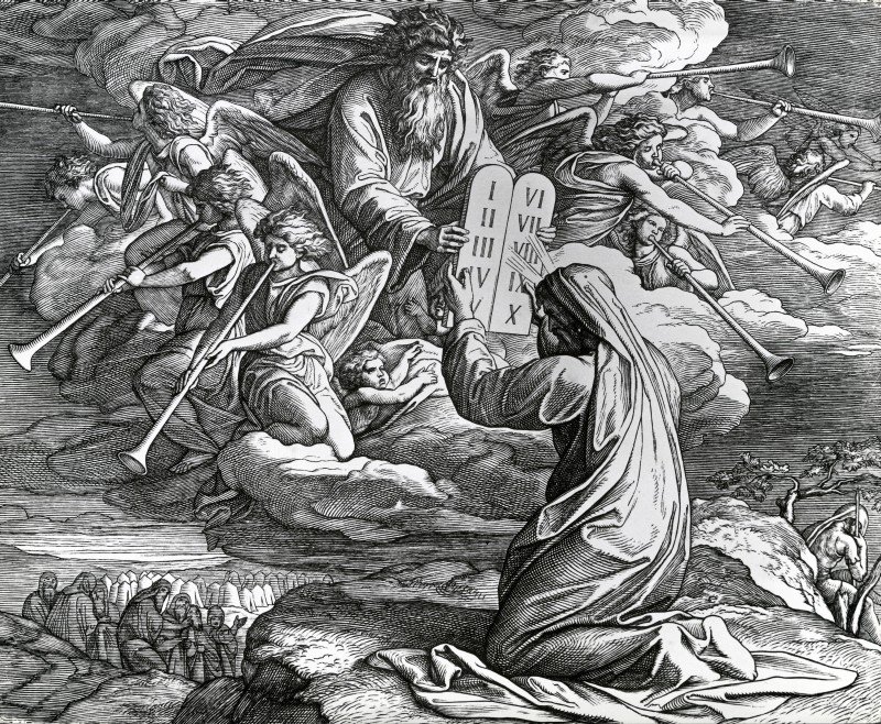 Moses Receives the Ten Commandments