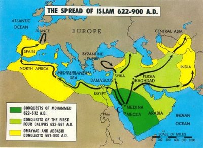 tours islamic empire map