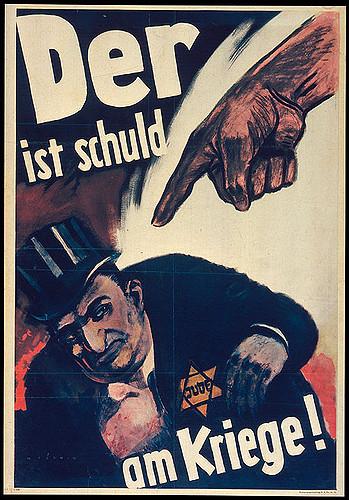 A Nazi Propaganda Poster.