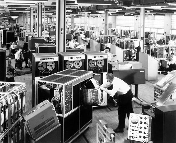 An IBM 1401.