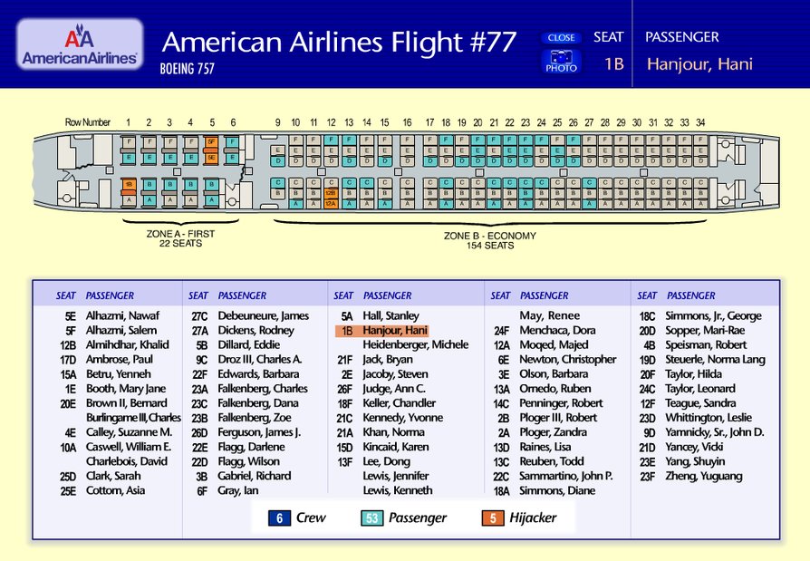 Aa Flight 175 Seating Chart
