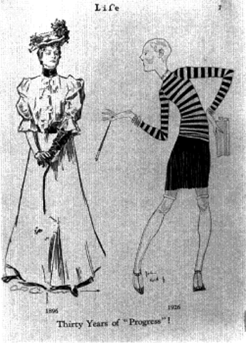 Traditional Woman vs. Flapper