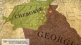 Discover of Gold in Georgia: 1828
