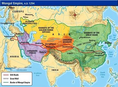 The fall of the Mongol Empire