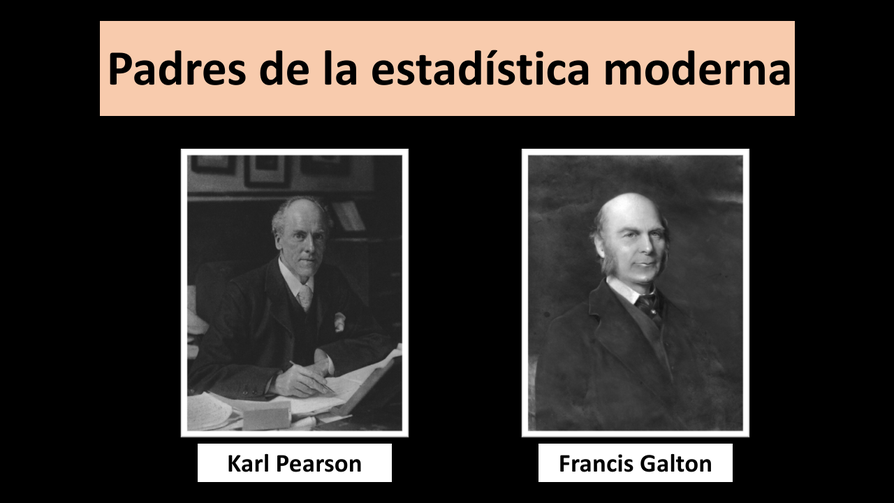 Galton y Pearson pueden ser considerados