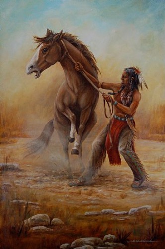 when did native americans get horses