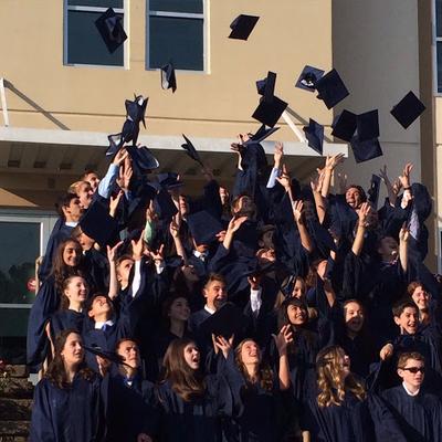 2016: I graduated 8th grade at SCS. This me and my class on our very ...