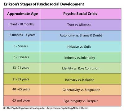 piaget psychosocial theory