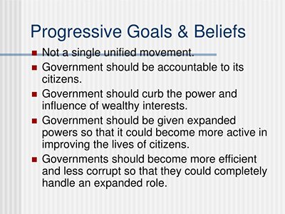 Continuity and Change: Beliefs of the Progressives (Populists ...