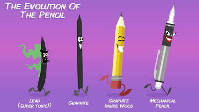 evolution of the pencil