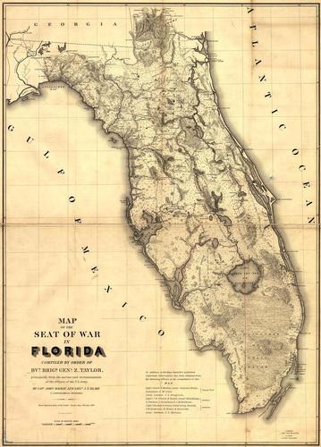 A map of Seminole in the 1900s.