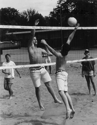 The game became known as volleyball after Alfred Halstead noticed the ...