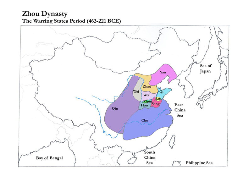 Восточное чжоу карта