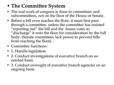 Committee System