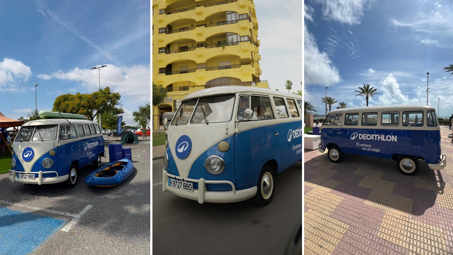 Decathlon Summer Van Tour activation in Spain