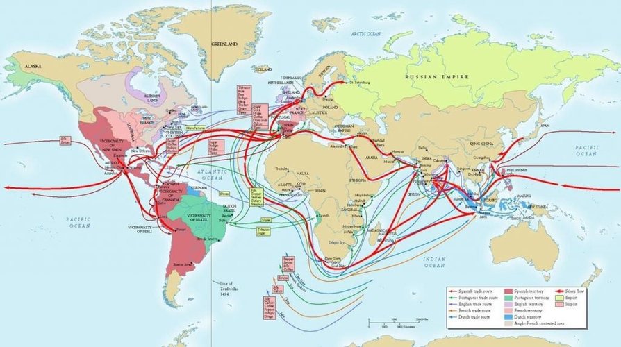 Trade Timeline 1715 : Increased World Trade