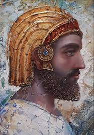 This image is a restored carving of what historians believed Cyrus the ...