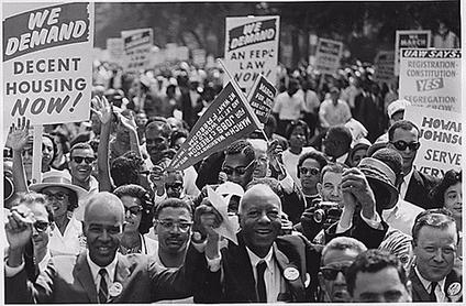 1960 social march movements power housing segregated end