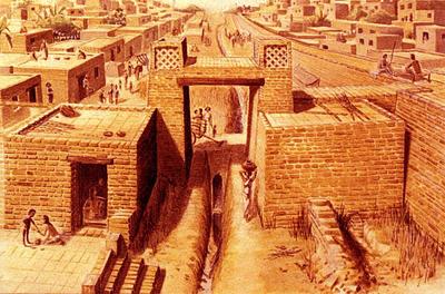 2500 BC- ANCIENT INDIA- Indus Valley civilization at its peak- water