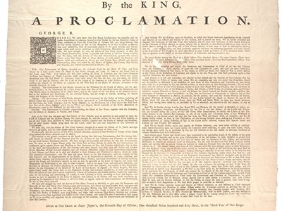 The Proclamation Of 1763 Was Issued By The British.