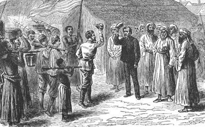 1882 - Henry Stanley signs treaties with local chiefs of the Congo river.