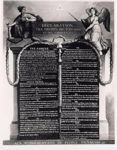 Declaration of the Rights of Man and of the Citizen - August 26, 1789