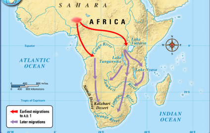 Beginning Of Bantu Migration (2000 BCE)