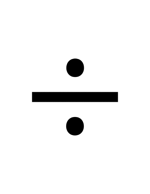 Tensor Division Sign Share