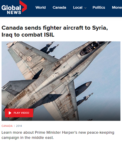 Early 2015 , Prime Minister Harper authorizes the use of fighter ...