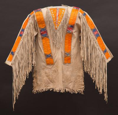 This is some clothing from buffalo skin, that the Native Americans ...