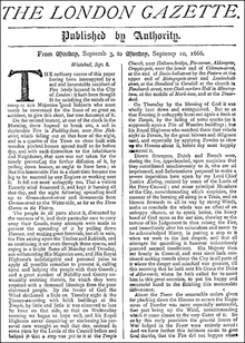 First Newspaper - 1666 & 1690