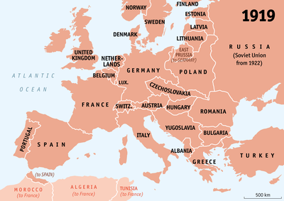 Map Of Europe 1919   8ac9cc738e23633daec4b29f62e6f8a4 