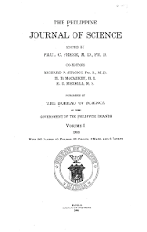 1906  Philippine Journal of Science was published