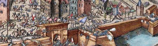 The sack of Antwerp (November 4, 1576) by Spanish troops during the ...