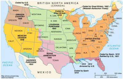 Ceded The Webster Ashburton Treaty of 1842) The Webster Ashburton was signed ...