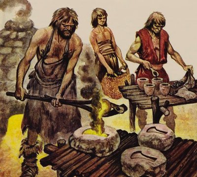 Iron Age(1,200 to 1,000 B.C.) started when iron was discovered and used ...