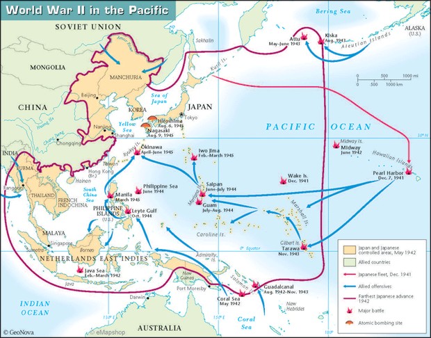 June 30, 1943: Implementation of the Island Hopping strategy