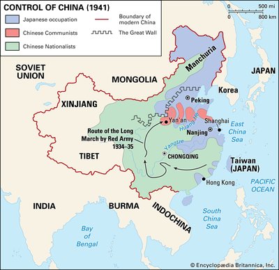 Notice how the Chinese Communists are 