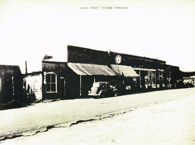 Clover, Virginia in the 1920s: A picture of a street in Clover where ...