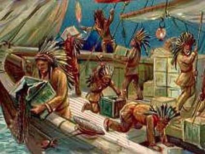 did the boston tea party dress up as indians Boston Tea Party looks back on the 'Indians' who stormed the boats 250 years ago