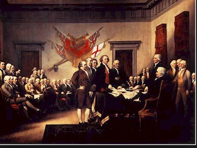 Signing of the Declaration of Independence, July 4, 1776